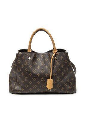 Louis Vuitton Montaigne Brown Monogram Canvas Messenger Bag